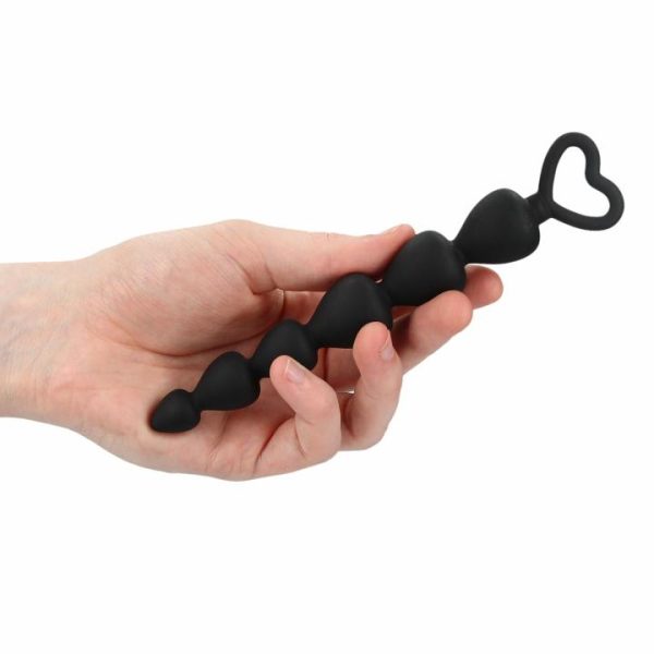 Anal Beads | Black Silicone Anal Beads