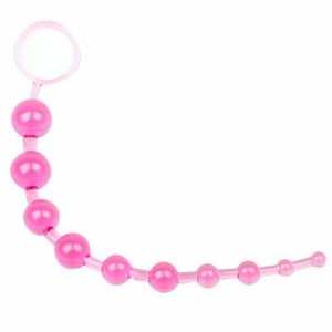 Anal Beads | Pink Chain Of 10 Anal Beads