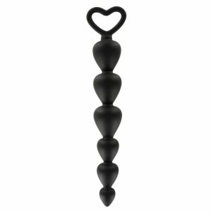 Anal Beads | ToyJoy Anal Play Bottom Beads Black