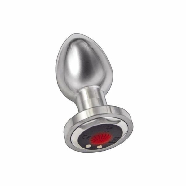 Butt Plugs | Ass Sation Remote Vibrating Butt Plug Silver