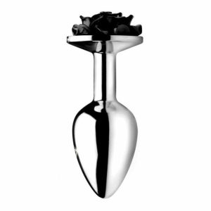 Butt Plugs | Booty Sparks Black Rose Anal Plug Large