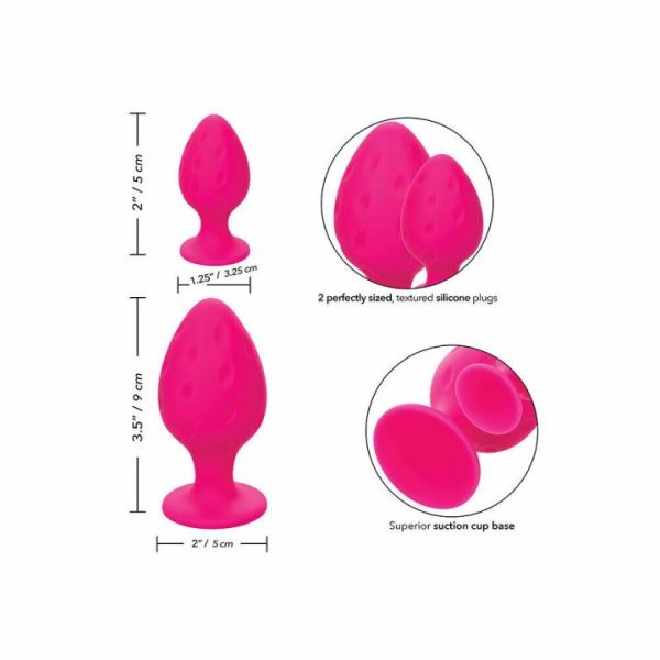 Butt Plugs | Cheeky Butt Plug Duo Pink