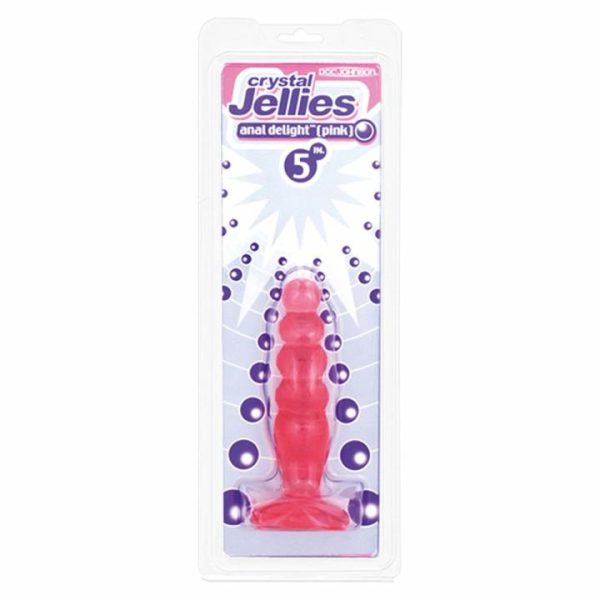 Butt Plugs | Crystal Jellies Anal Delight Butt Plug Pink