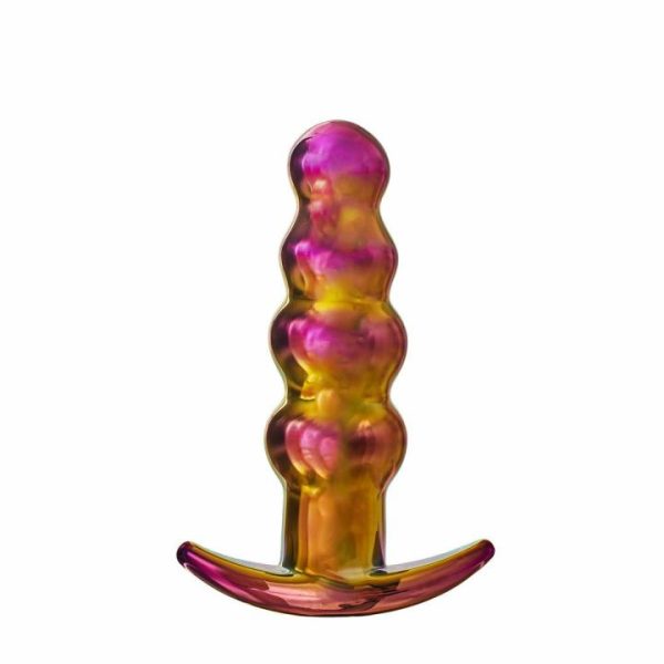 Butt Plugs | Glamour Glass Remote Control Beaded Butt Plug