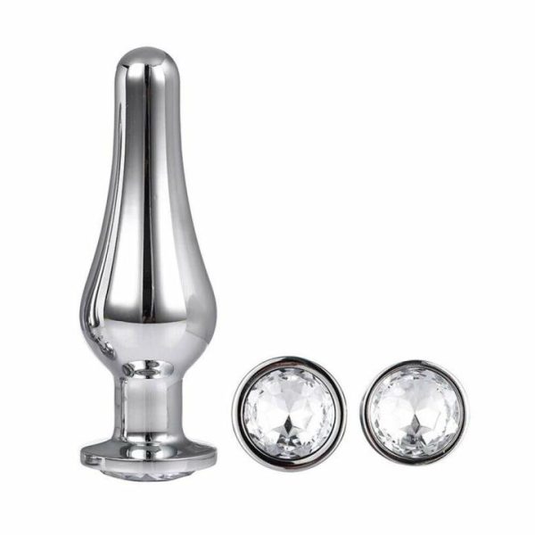 Butt Plugs | Gleaming Butt Plug Set Silver