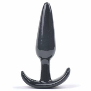 Butt Plugs | Small Tapered Black Anal Plug