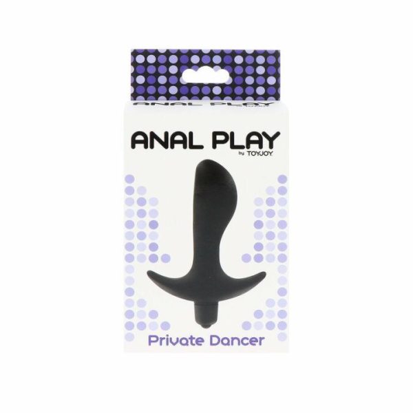 Butt Plugs | ToyJoy Anal Play Private Dancer Vibrating Black