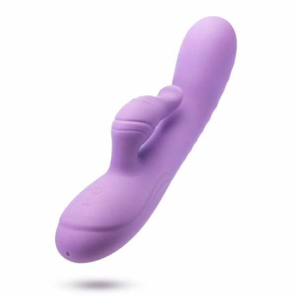 Clitoral Vibrators | Blush Evelyn Powerful Dual Stimulator Vibe