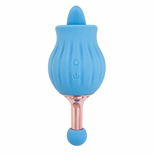 Clitoral Vibrators | ClitTastic Rose Bud Dual Massager Rechargeable