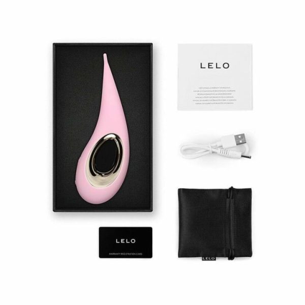 Clitoral Vibrators | Lelo Dot Elliptical Clitoral Stimulator Pink