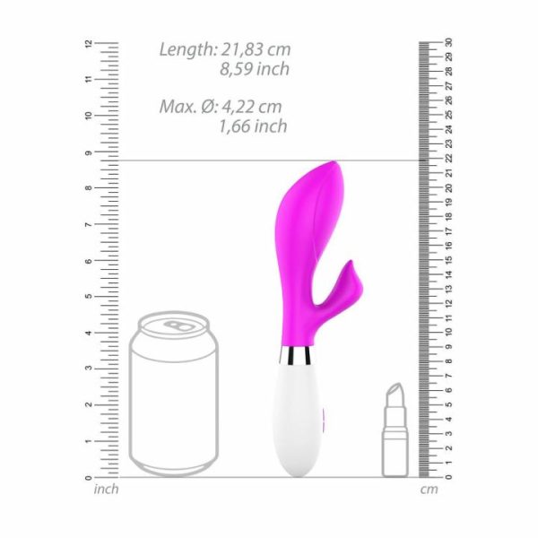 Clitoral Vibrators | Luminous Achelois Ultra Soft Clit Stim Vibe Fuchsia