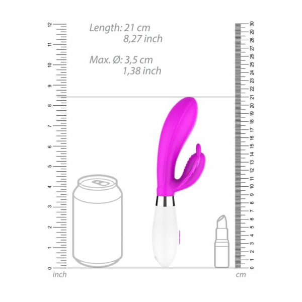 Clitoral Vibrators | Luminous Alexios Ultra Soft Clit Stim Vibe Fuchsia