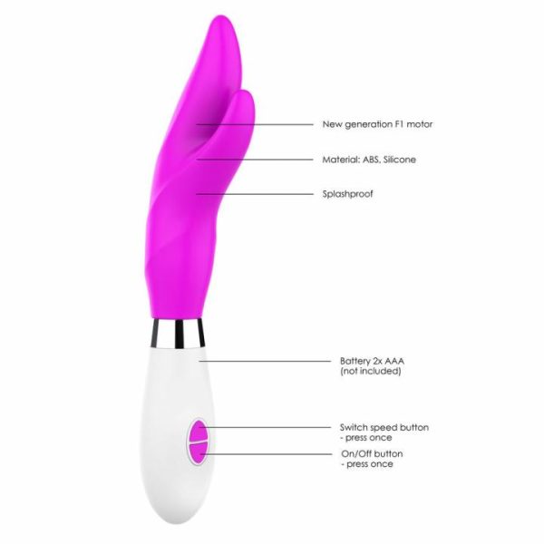 Clitoral Vibrators | Luminous Athos Ultra Soft Clit Stim Vibe Fuchsia