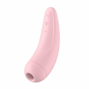 Clitoral Vibrators | Satisfyer App Enabled Curvy 2 Plus Clitoral Massager Pink