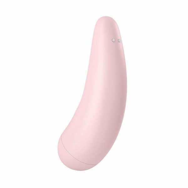 Clitoral Vibrators | Satisfyer App Enabled Curvy 2 Plus Clitoral Massager Pink