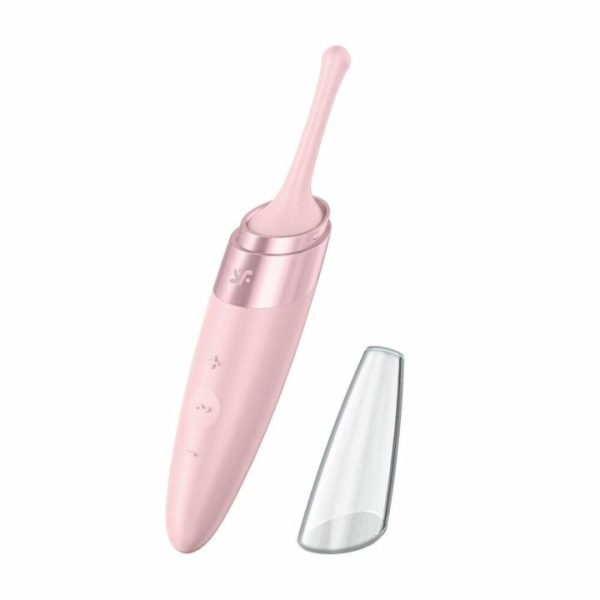 Clitoral Vibrators | Satisfyer Twirling Delight Clit Stim Rose