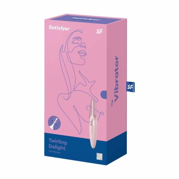 Clitoral Vibrators | Satisfyer Twirling Delight Clit Stim Rose