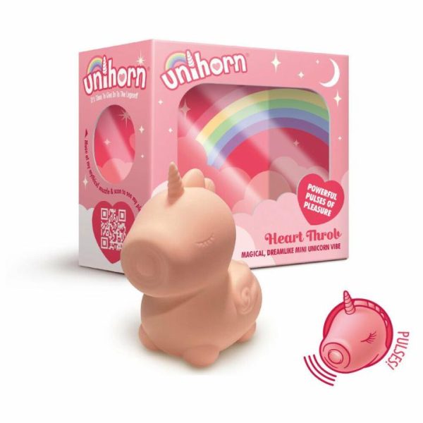 Clitoral Vibrators | Unihorn Heart Throb Pulsating Unicorn Vibe