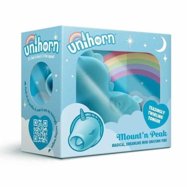 Clitoral Vibrators | Unihorn Mountn Peak Twirling Tongue Unicorn Vibe