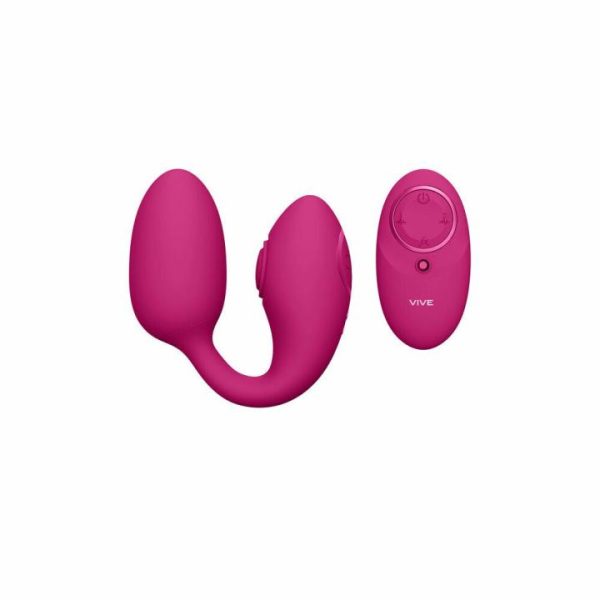 Clitoral Vibrators | Vive Aika Pulse Wave And Vibrating Love Egg Pink