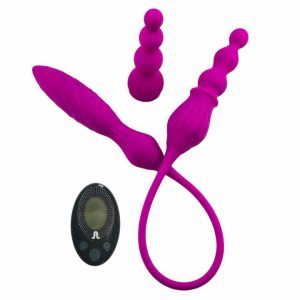 Double Dildos | Adrien Lastic Remote Controlled 2X Double Ended Vibrator