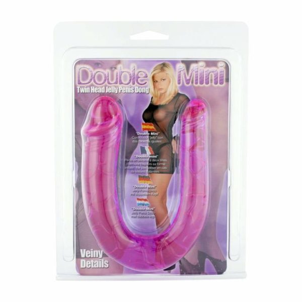 Double Dildos | Double Mini Twin Head Jelly Penis Dildo