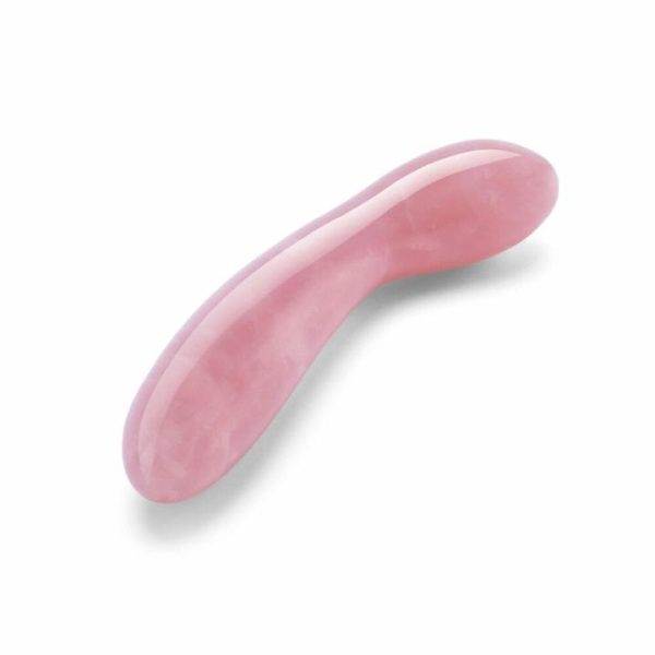 Double Dildos | Le Wand Crystal G Wand Rose Quartz