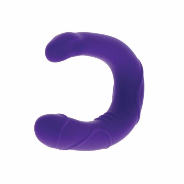 Double Dildos | ToyJoy Get Real Vogue Mini Double Dong Purple