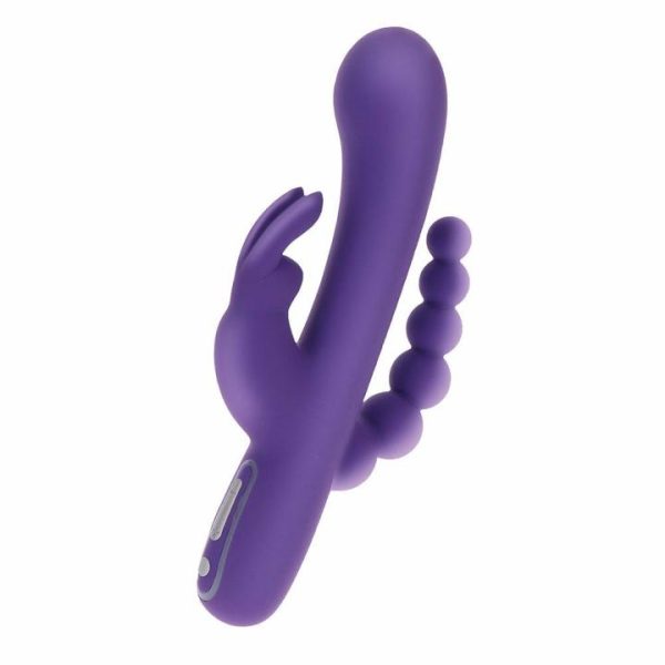 Double Dildos | ToyJoy Love Rabbit Triple Pleasure Vibrator