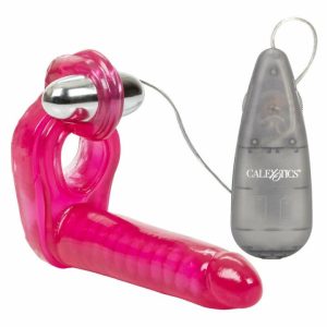 Double Dildos | Ultimate Triple Stimulator Vibrating Cock Ring With Dong