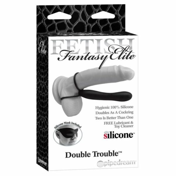 Duo Penetration Toys | Fetish Fantasy Elite Double Trouble Anal Dildo