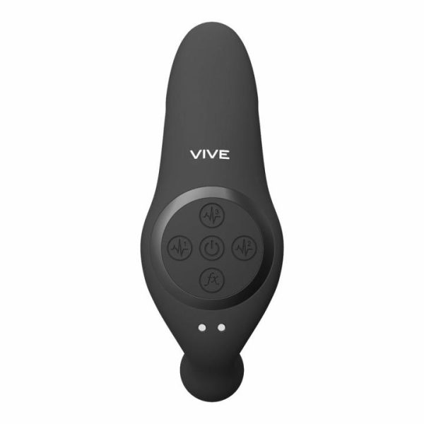 Duo Penetration Toys | Vive Kata Double Penetrator Vibrator Black