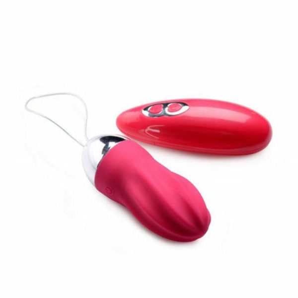 Egg Vibrators | 36X Swirled Vibrating Remote Control Egg