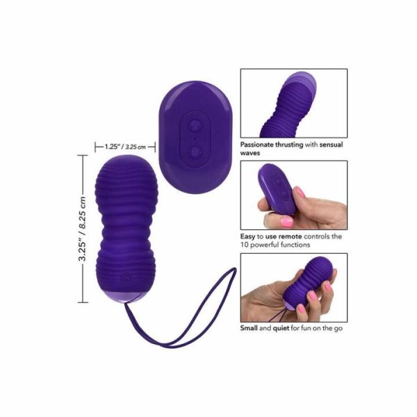 Egg Vibrators | Slay THRUSTME Remote Control Ribbed Bullet