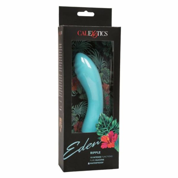 G-Spot Vibrators | Eden Ripple Silicone GSpot Vibrator Waterproof 6 inch