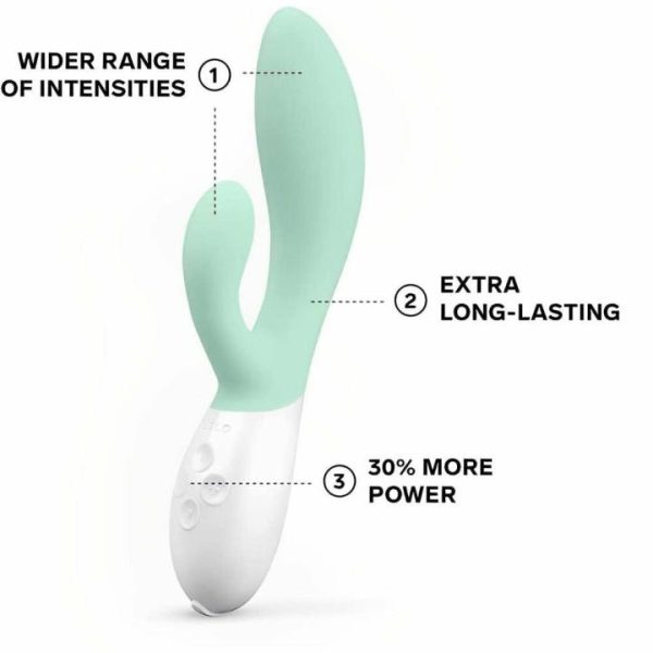 G-Spot Vibrators | Lelo Ina 3 Dual Action Massager Seaweed