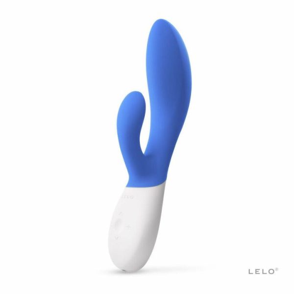 G-Spot Vibrators | Lelo Ina Wave 2 Luxury Rechargeable Vibe Blue