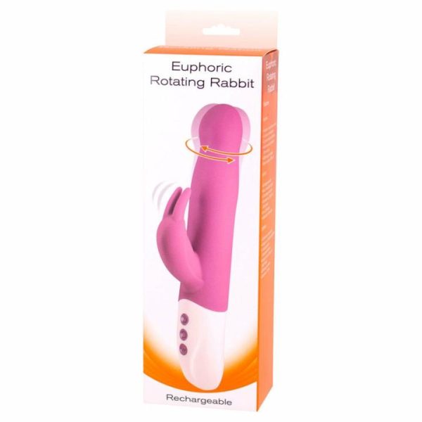 G-Spot Vibrators | Rechargeable Euphoric Rotating Rabbit Vibrator