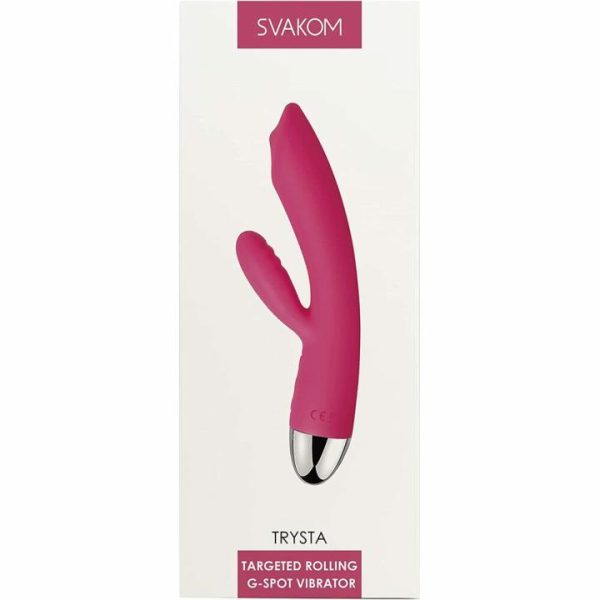 G-Spot Vibrators | Svakom Trysta Targeted Rolling G Spot Vibrator