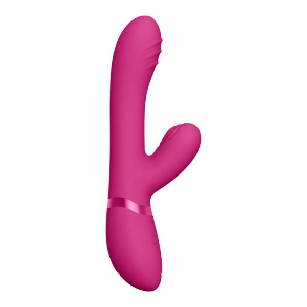 G-Spot Vibrators | Vive Tani Finger Motion With Pulse Wave Vibrator Pink