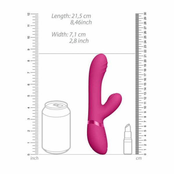 G-Spot Vibrators | Vive Tani Finger Motion With Pulse Wave Vibrator Pink