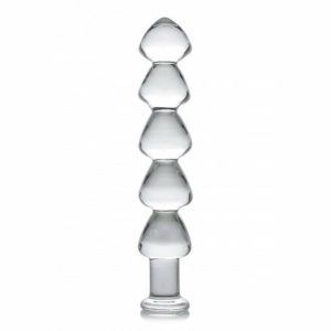 Glass Dildos | Master Series Drops Anal Links Glass Dildo