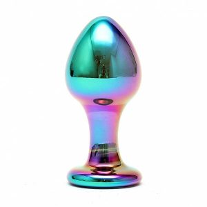 Glass Dildos | Sensual Multi Coloured Glass Melany Anal Dildo