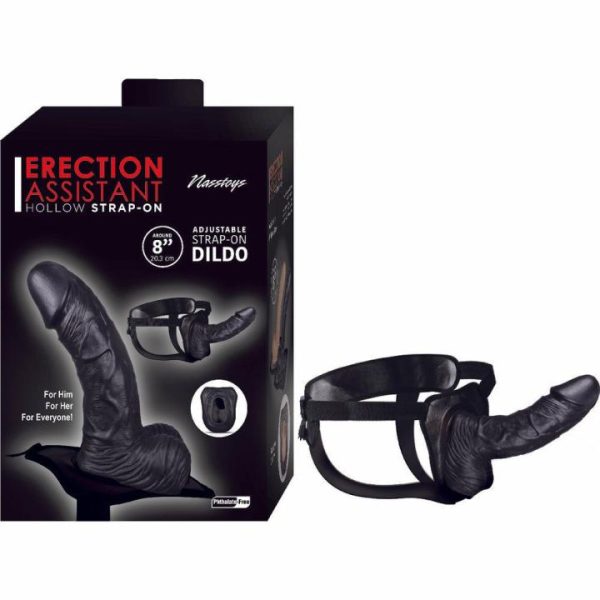 Hollow Strap On Dildos | Erection Assistant Hollow Strap On 8 Inch