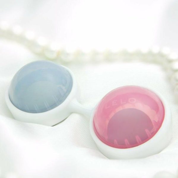 Kegel Exercise | Lelo Luna Beads Mini Pink And Blue