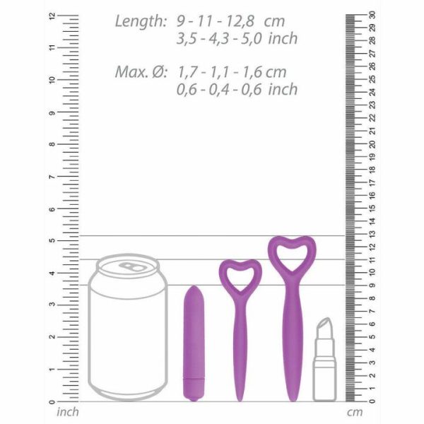 Kegel Exercise | Ouch Silicone Vaginal Dilator Set Purple