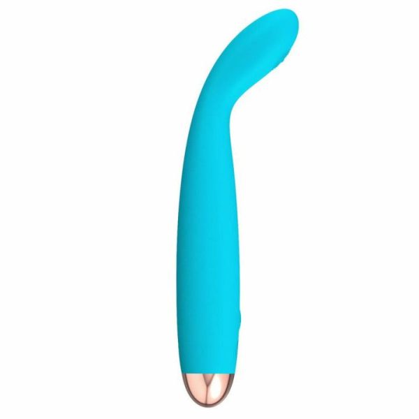 Mini & Bullet Vibrators | Cuties Silk Touch Rechargeable Mini Vibrator Blue