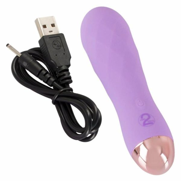 Mini & Bullet Vibrators | Cuties Silk Touch Rechargeable Mini Vibrator Purple