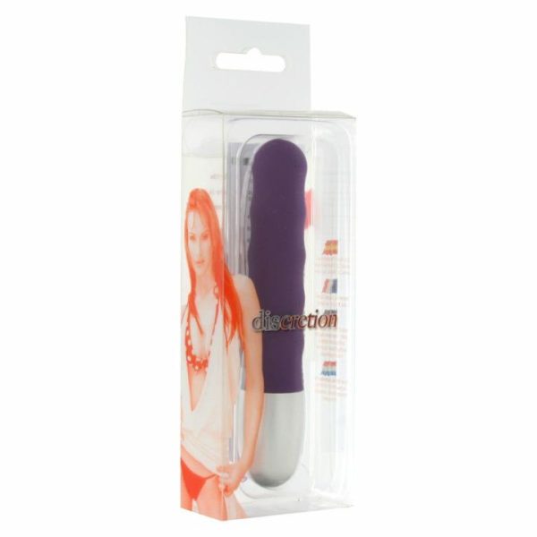 Mini & Bullet Vibrators | Discretion Ribbed Mini Vibrator