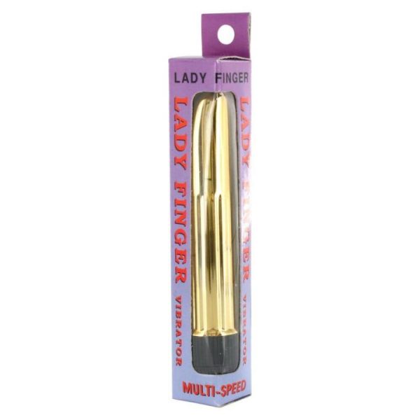 Mini & Bullet Vibrators | Lady Finger Mini Vibrator Gold